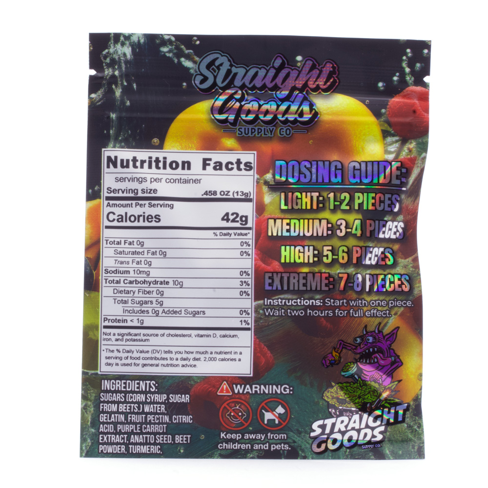 300mg Straight Goods Co. Gummies