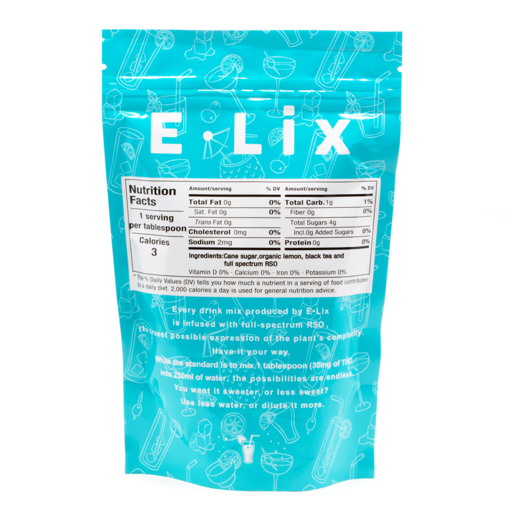 E Lix 500mg THC Ice Tea Beverage Mix