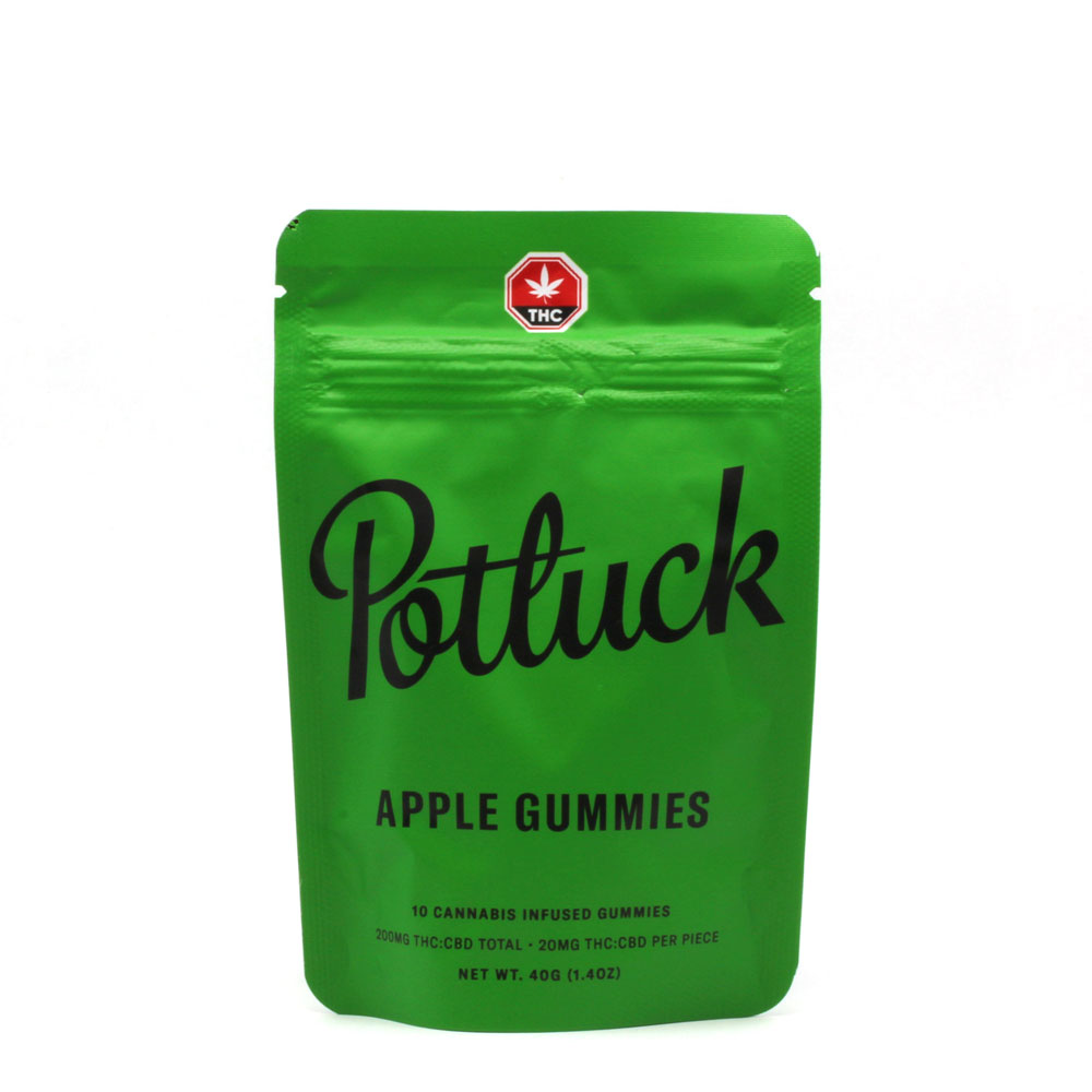 200mg THC:CBD 1:1 Assorted Gummies Potluck