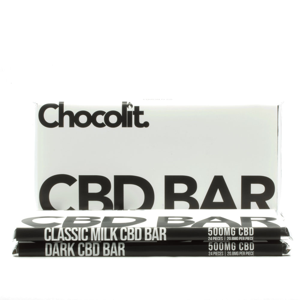 500mg CBD Chocolit BAR in 2 Options