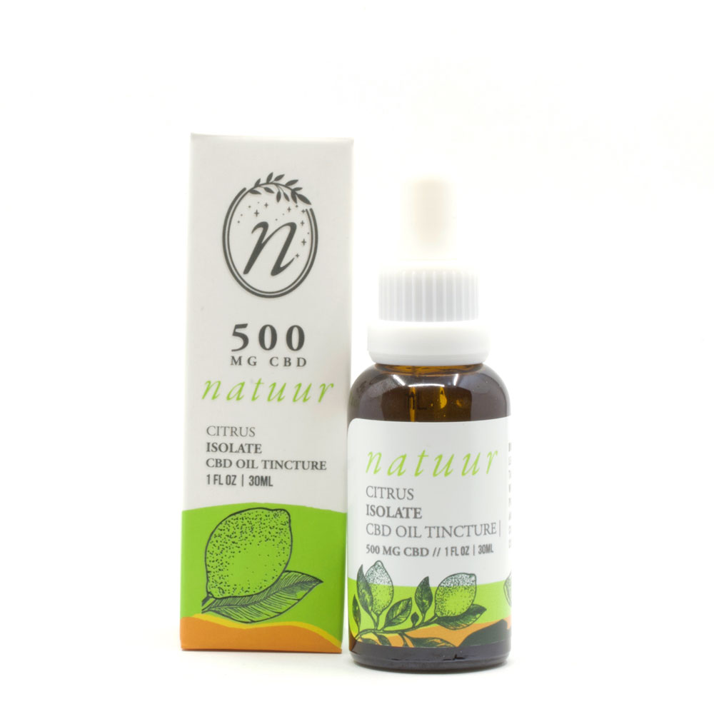 Natuur 500mg CBD ISOLATE Tincture